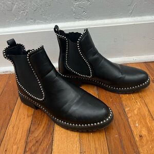 Nasty Gal Studded Black Boots